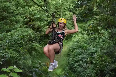 La Fortuna: Zip Line-tur med Rappel