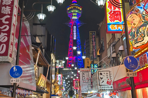 Visite culinaire street food à Osaka : 15 dégustations et 3 boissonsVisite culinaire d'Osaka : 15 dégustations et 3 boissons