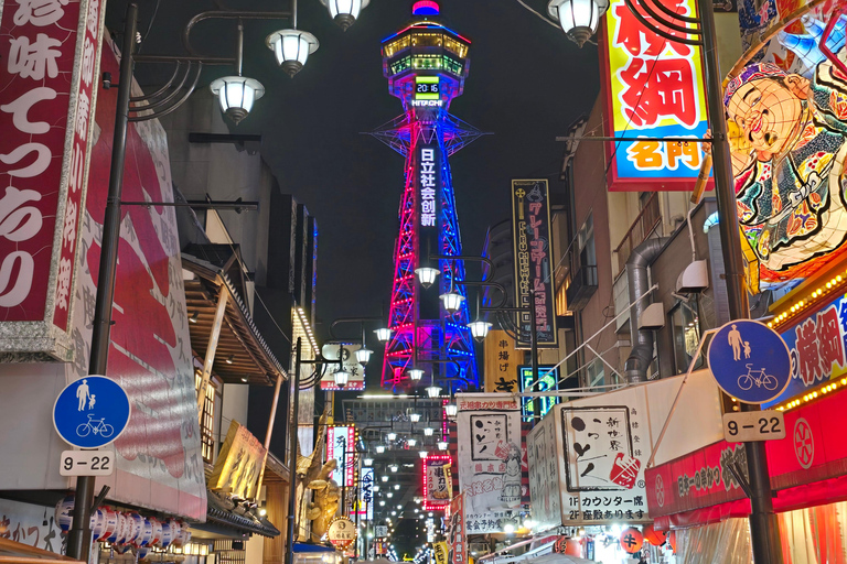 Visite culinaire street food à Osaka : 15 dégustations et 3 boissonsVisite culinaire d'Osaka : 15 dégustations et 3 boissons