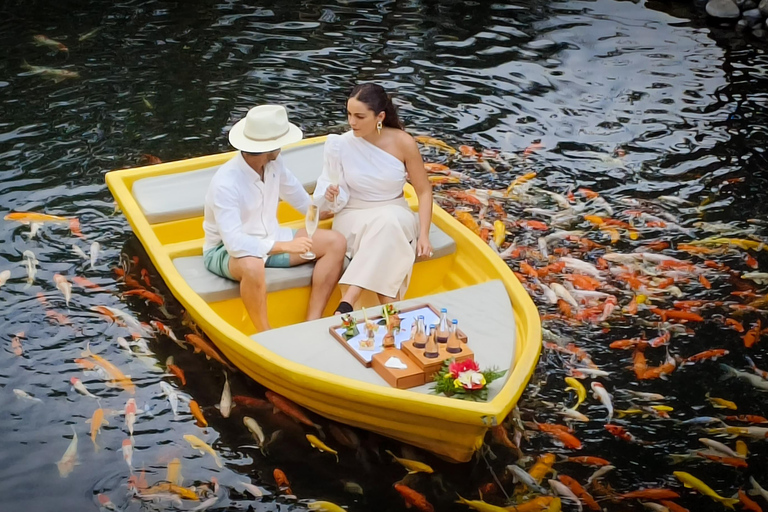 Ubud: Crucero fotográfico romántico privado con comida y bebidaMenú normal