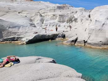From Crete: Milos Island Day Trip with High-Speed Ferry