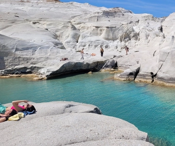 From Crete: Milos Island Day Trip with High-Speed Ferry