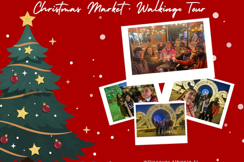 Tirana: Magical Christmas Walking Tour with a Drink