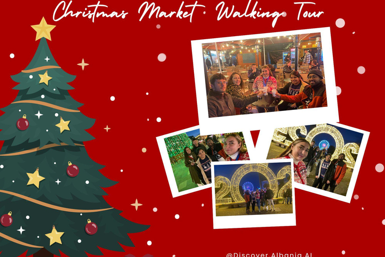 Tirana: Magical Christmas Walking Tour with a Drink