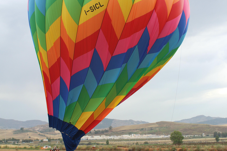 Hot Air Balloon Flight at the Foot of Mt. Etna Ticket for a hot air balloon flight at the foot of Mt. Etna (Mon–Thu)