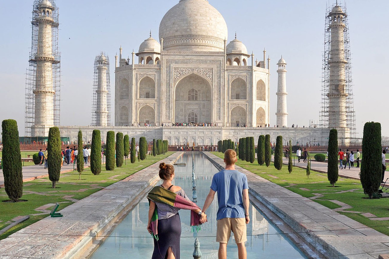 De Jaipur: Viagem de 1 dia com guia particular para o Taj Mahal e o Forte de AgraDe Jaipur: viagem de um dia guiada privada ao Taj Mahal e ao Forte de Agra