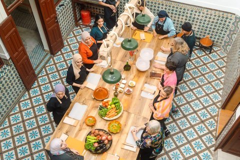 Matlagningskurs i marockansk mat med en lokal kock i Marrakech