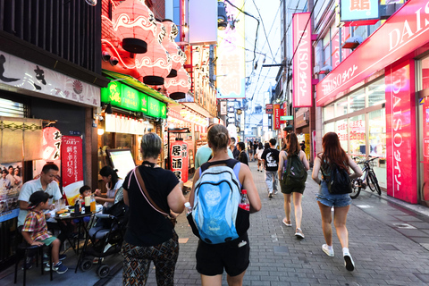 Osaka: Walking Tour with Namba Yasaka Shrine & Dotonbori