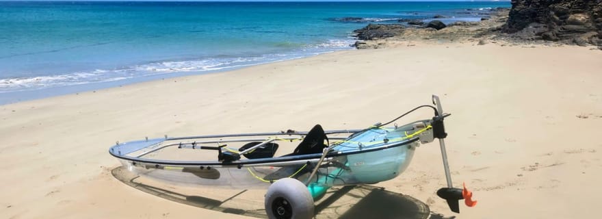 Fuerteventura : Kayaks électriques transparents avec guide