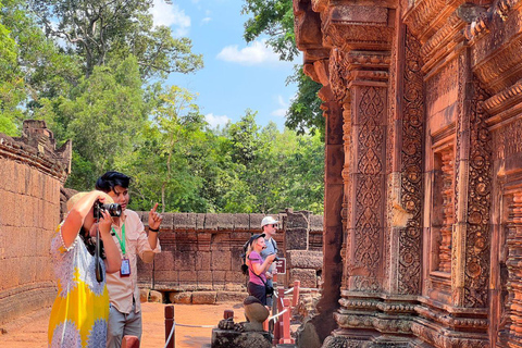Kulen Mountain Day Tour with Picnic Lunch and Banteay Srei Join-in tour with Picnic Lunch