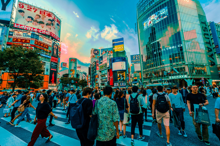 Tokyo: Shibuya Sky Sunset Entry & Night Walking Tour