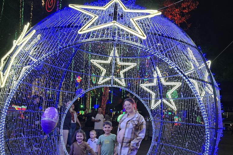 Medellin: City Christmas Lights Tour in a Themed Vehicle