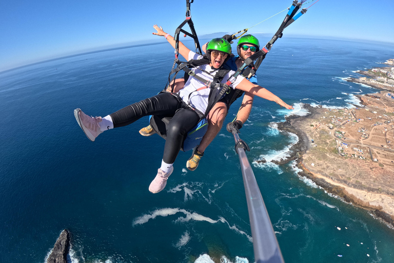 Costa Adeje - Tandem paragliding vanaf 800m - gratis ophaalservice