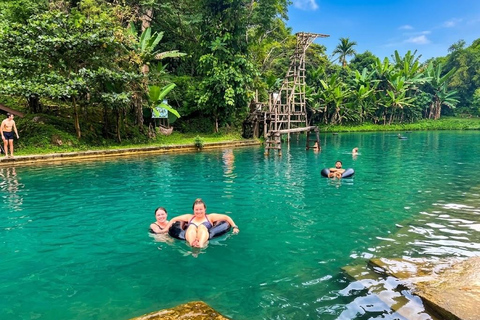 Vang Vieng: Jung Cave, Blue Lagoon 2 & 3 Guided Tour