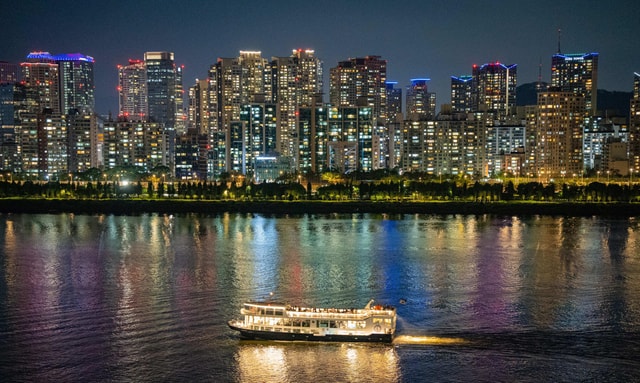 Seoul: Han River Guided Night Cruise and Hangang Park Picnic