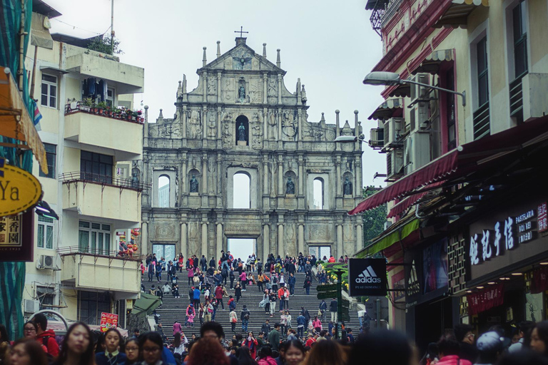From Hong Kong: Macau UNESCO Sites & Bridge Return Tour