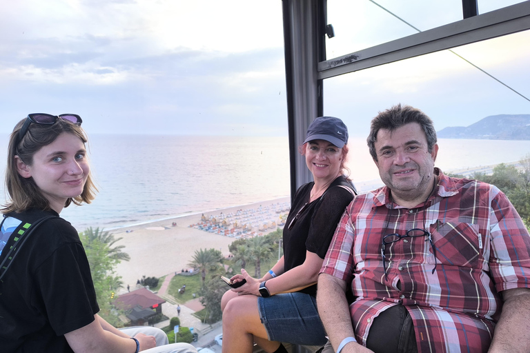 Alanya: All in 1 Mix Tour, Cave, Boat, Cable Car and Castle City of Side&Alanya:Boat&Bazaar tour with Cable car Ticket