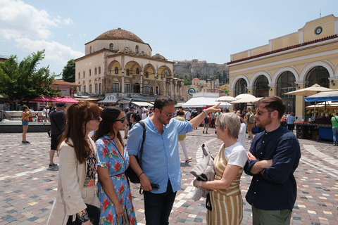 Classic Athens Food Tour with Local Drink & Market Visit Athens: Street Food Tour with Local Guide and 6 Tastings