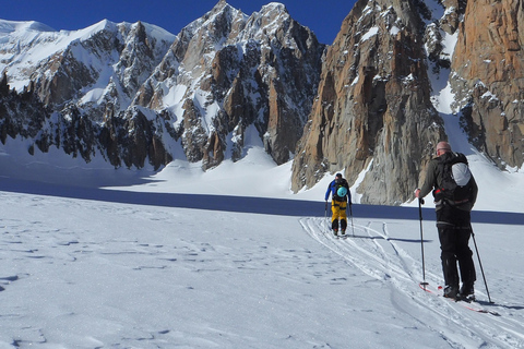 Chamonix: Descida de esqui Vallée Blanche com guia