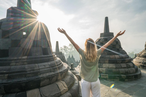Borobudur Climb-Up & Prambanan Temple Private Guided Tour Borobudur Temple Climb-Up Access Half-Day Tour All Inclusive