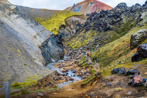 Von Reykjavik aus: Landmannalaugar Wanderung und heiße Quellen Tour