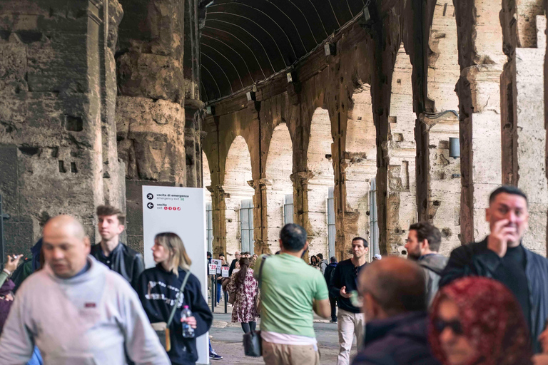 Rome: Colosseum, Roman Forum & Palatine Hill Tour Guided Tour in French