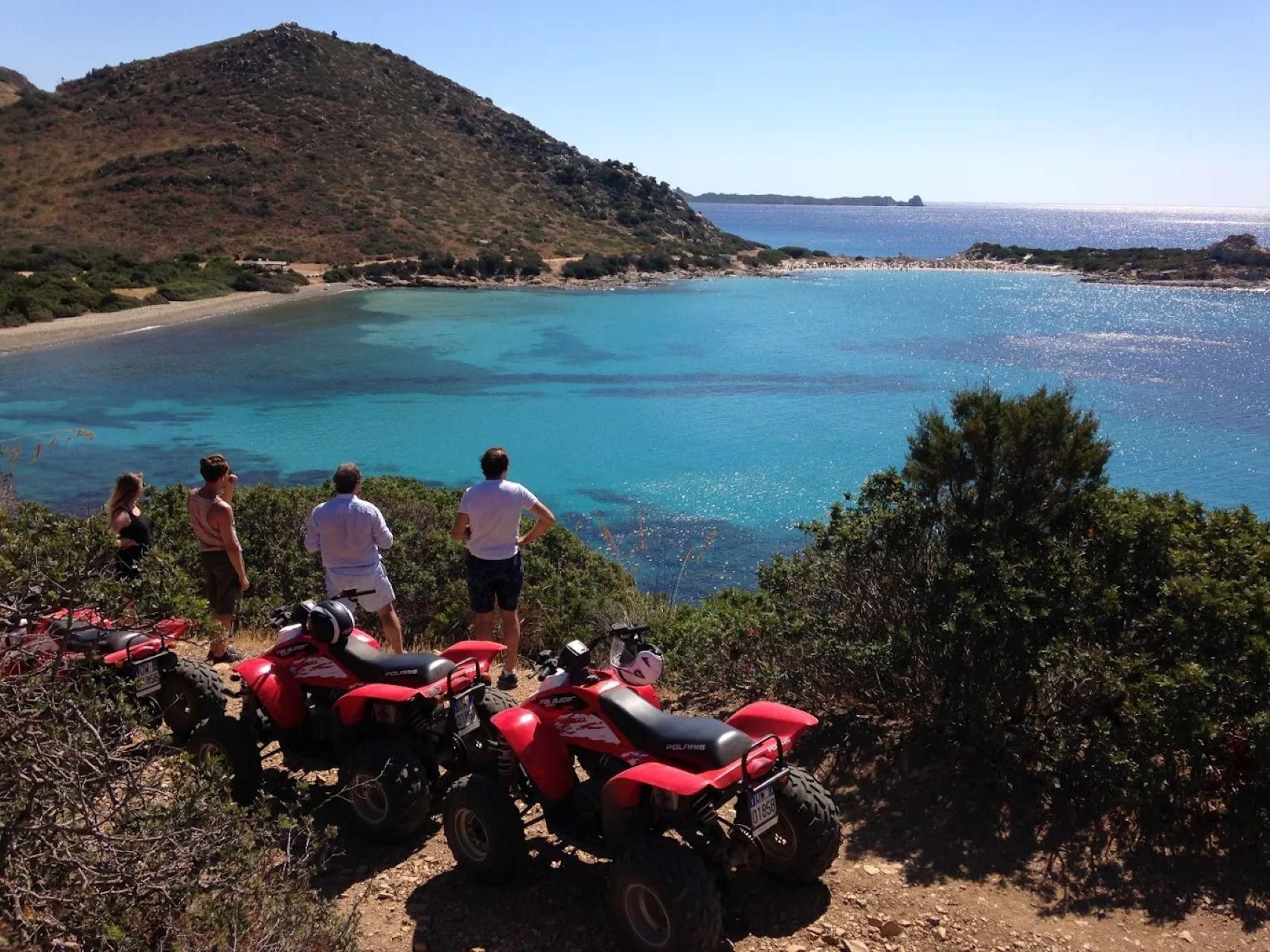 Villasimius: Quad-Abenteuer inmitten der Panoramen Sardiniens mit Führer