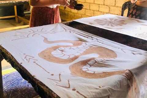 Galle: meesterworkshop batik makenGalle: Masterworkshop batik maken