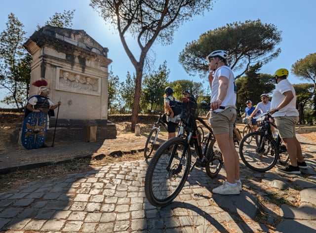 Roma: Tour in bicicletta della Via Appia, delle Catacombe e degli Acquedotti