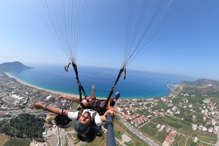 Alanya : Tandem Paragliding With/Out Pick Up & Drop-off Tour with Pick up from Alanya Center and Konakli