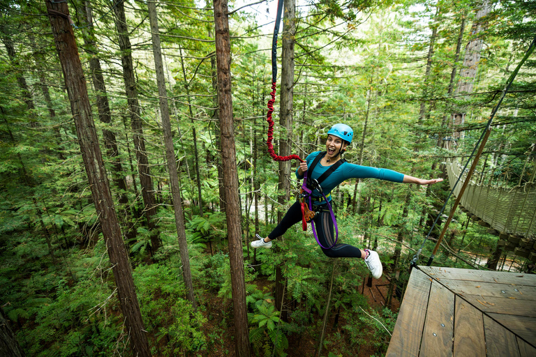 Rotorua: Redwoods Altitude High Ropes Adventure