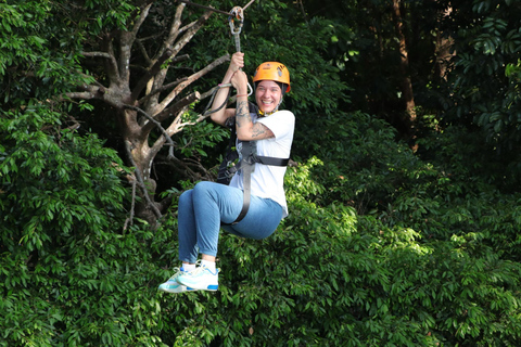 Phuket: Aldeia dos Elefantes e Tour pela Cidade com Zipline e ATV