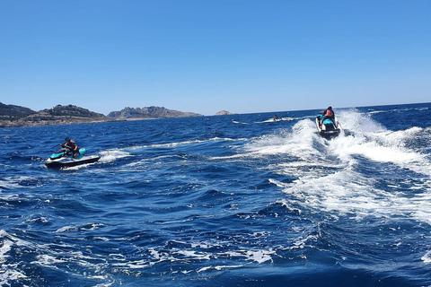 Marseille: Jet ski tours from Châteauneuf-les-Martigues Option 4: 3-hour hike – L'Escapade, Marseille & Côte Bleue