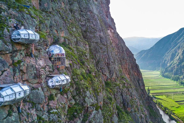Night at Skylodge + Via ferrata and zip line Sacred Valley