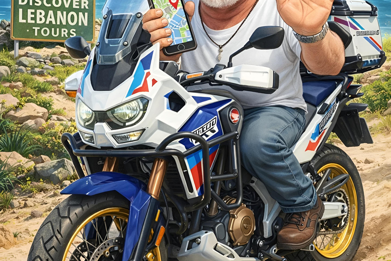 Beirut: Private Motorcycle Tour to Jeita, Byblos & Batroun