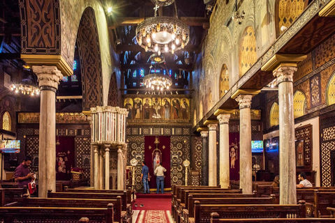 From Hurghada: Hidden Cairo , Pyramids & Cave Church 1- Pyramids , The Citadel & Mohamed Ali Mosque