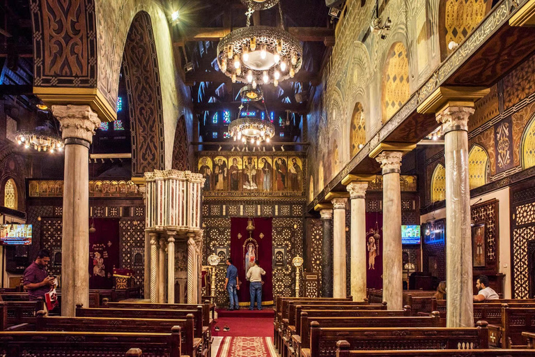 From Hurghada: Hidden Cairo , Pyramids & Cave Church 1- Pyramids , The Citadel & Mohamed Ali Mosque
