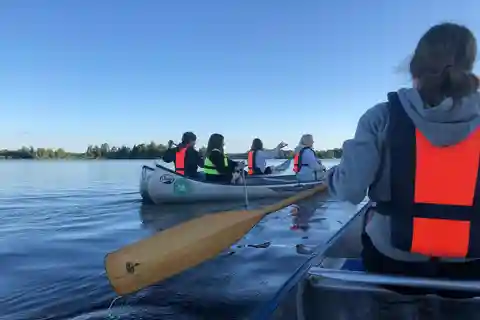 Agunnaryd: Canoe Rental with Life Jackets and Paddles
