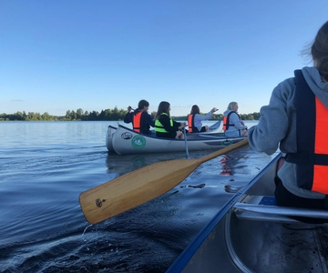 Agunnaryd: Canoe Rental with Life Jackets and Paddles