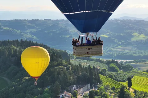 Val D'orcia Pienza: Passeio privado de balão de ar quente em Montalcino
