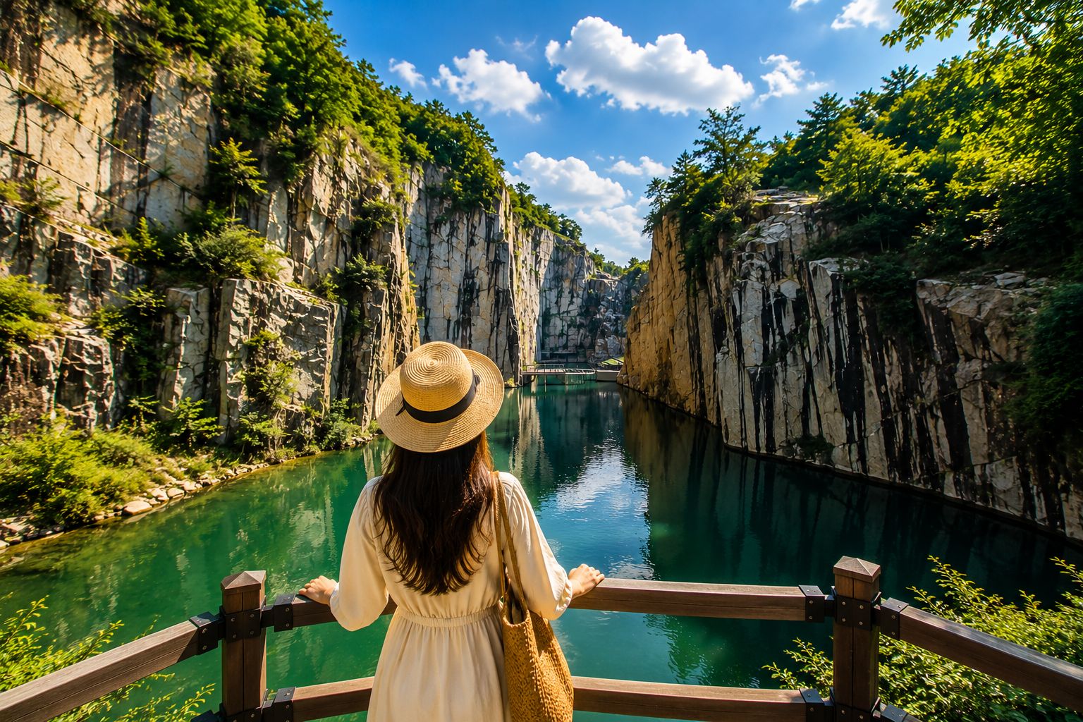 Seoul: Tour zum Art Valley, zu den Jaein-Wasserfällen und zum Sanjeong-See