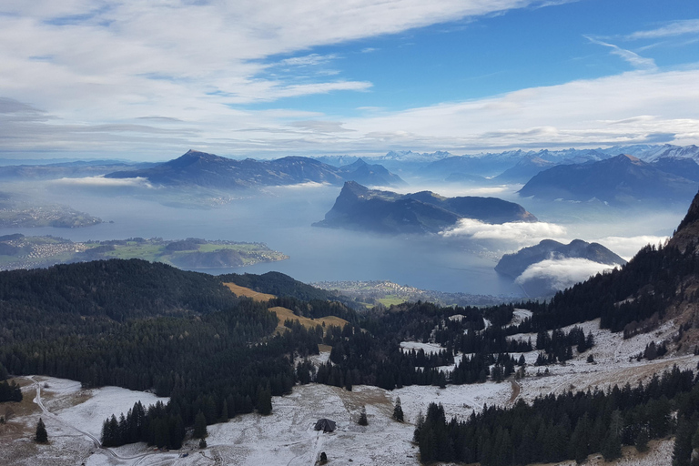 Winter Panorama Mount Pilatus: Small Group Tour from Basel Pilatus (Winter) small group tour from Basel