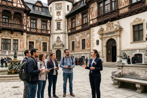 From Brasov: Dracula Castle, Peles Castle & Prejmer Day Trip From Brasov: Peles, Bran & Prejmer Guided Day Trip & Tickets