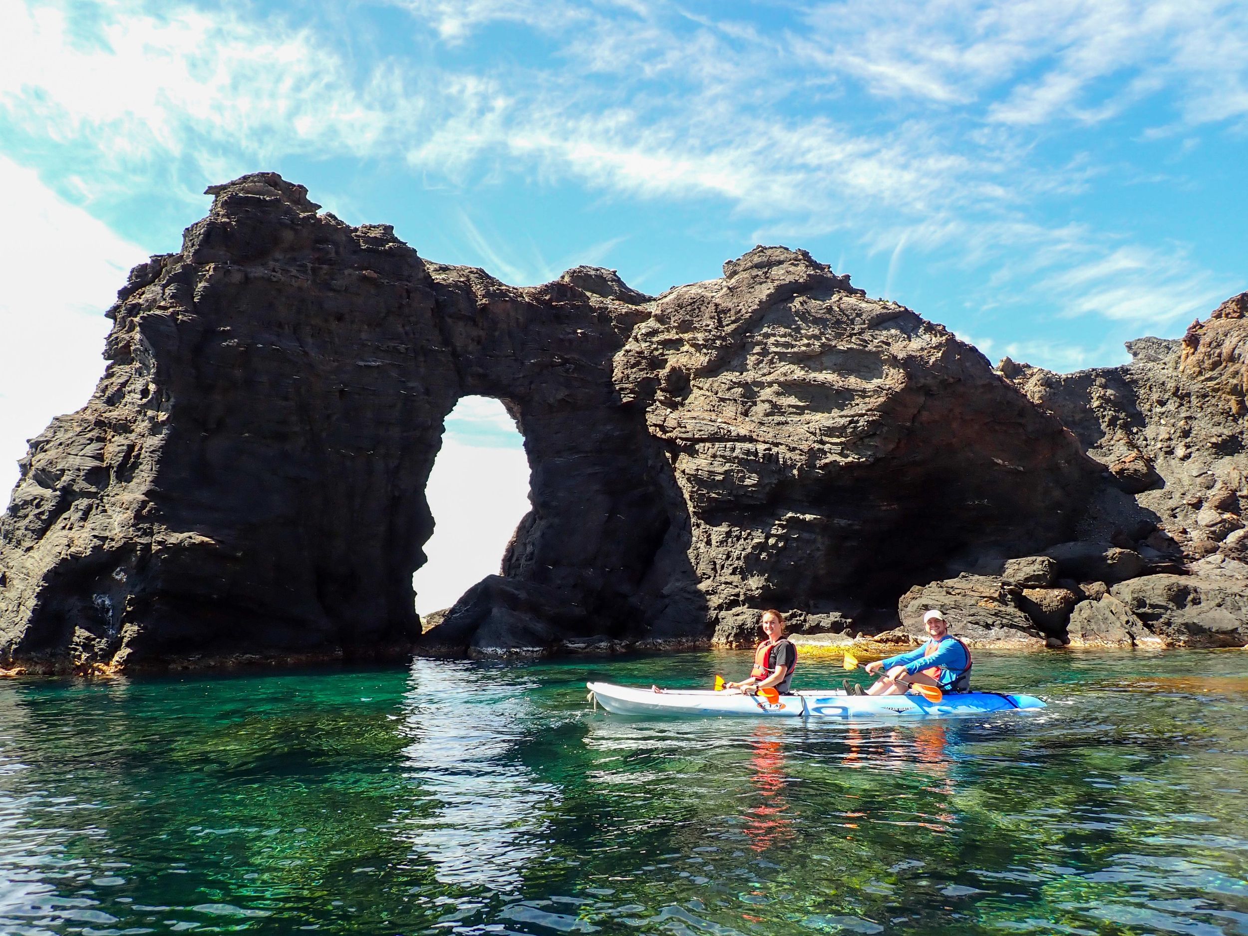 Cabo de Palos: Kajak-Sightseeing-Tour mit Schnorcheln