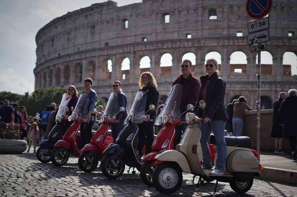 Moped Rome Rome: Photo Tour by Vespa Scooter | GetYourGuide