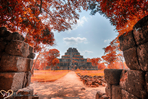 Koh Ker de dia inteiro, Beng Mealea e vila flutuante K-Pluk