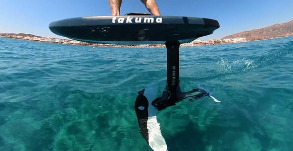 Kos: Fly above water with an E-Foil board
