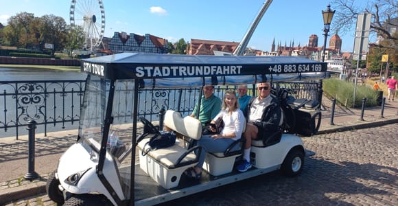 Danzig: Private Top Stadtführung mit Elektrokarren & Live Guided