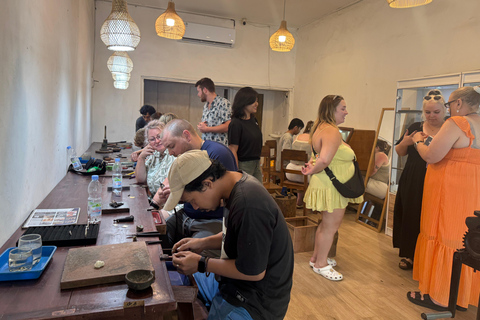 Cours de fabrication de bijoux à Kuta Bali, avec 7 grammes d'argent pur