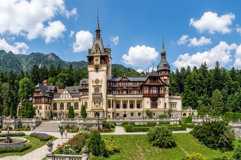 Bucharest: Bran & Peles Castle + Therme Spa -20% Combo Pack MINIVAN-Peles, Dracula Castles Brasov & 2nd Therme Bucharest